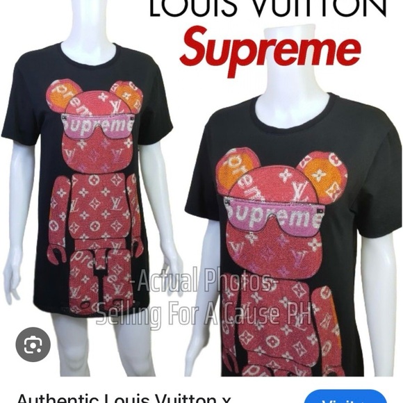 Louis Vuitton and Supreme logo tunic S White/Red - Picture 7 of 8